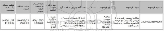 مناقصه عمومی همزمان با ارزیابی (فشرده) دو مرحله ای تجدید مناقصه خرید تبلت دانش آموزی