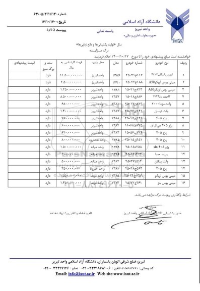 مزایده اتوبوس اسکانیا 4312...