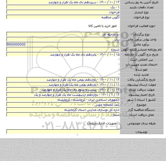کمد کتابخانه چوبی