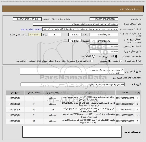 استعلام مشخصات طبق مدارک پیوستی
حتما ایرانی
با تلفن08138381801 الی4 داخلی178
