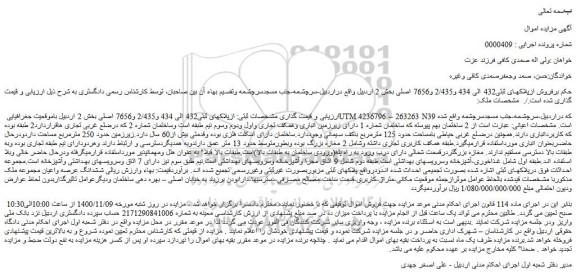 مزایده،مزایده فروش ملک 