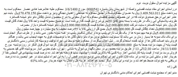 مزایده،مزایده فروش 6گالن نانو نانو شیشه کنسانتره ظروف پلاستیکی آبی رنگ در ظروف با بسته بندی گالن 20لیتری