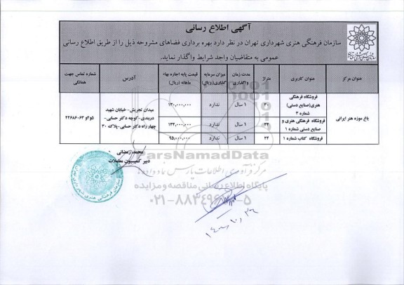 مزایده باغ موزه هنر ایرانی