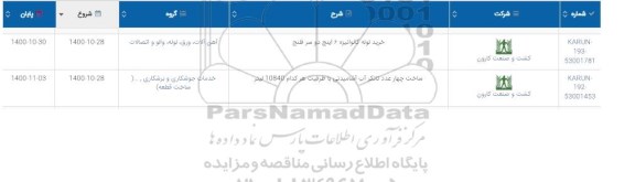 استعلام خرید لوله گالوانیزه 6 اینچ دو سر فلنج