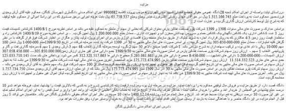 مزایده فروش 3 عدد کانکس اداری و..