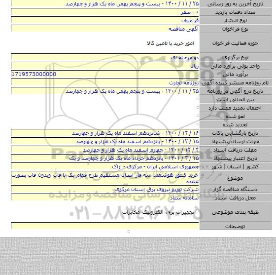 خرید کنتور هوشمند سه فاز اتصال مستقیم طرح فهام یک با قاب وبدون قاب بصورت عمده