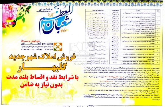 مزایده فروش چند قطعه زمین با کاربریهای مسکونی،کارگاهی و تجاری اداری