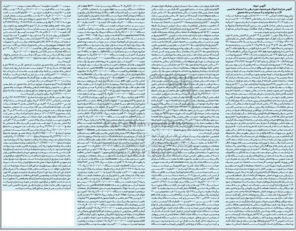 مزایده دستگاه آتسگرام بلر و غیره ...