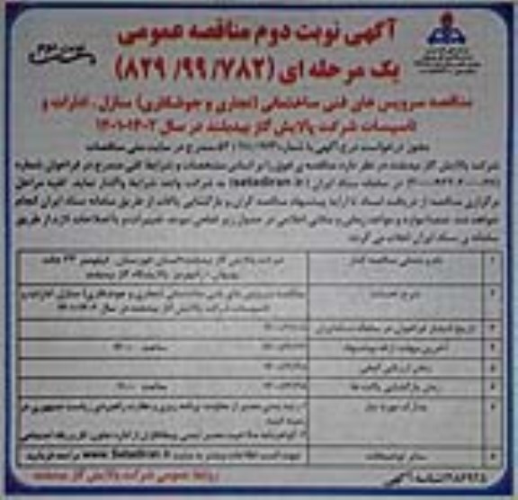 مناقصه سرویس های فنی ساختمانی (نجاری و جوشکاری) 