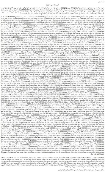 مزایده لوازم یدکی خودرو